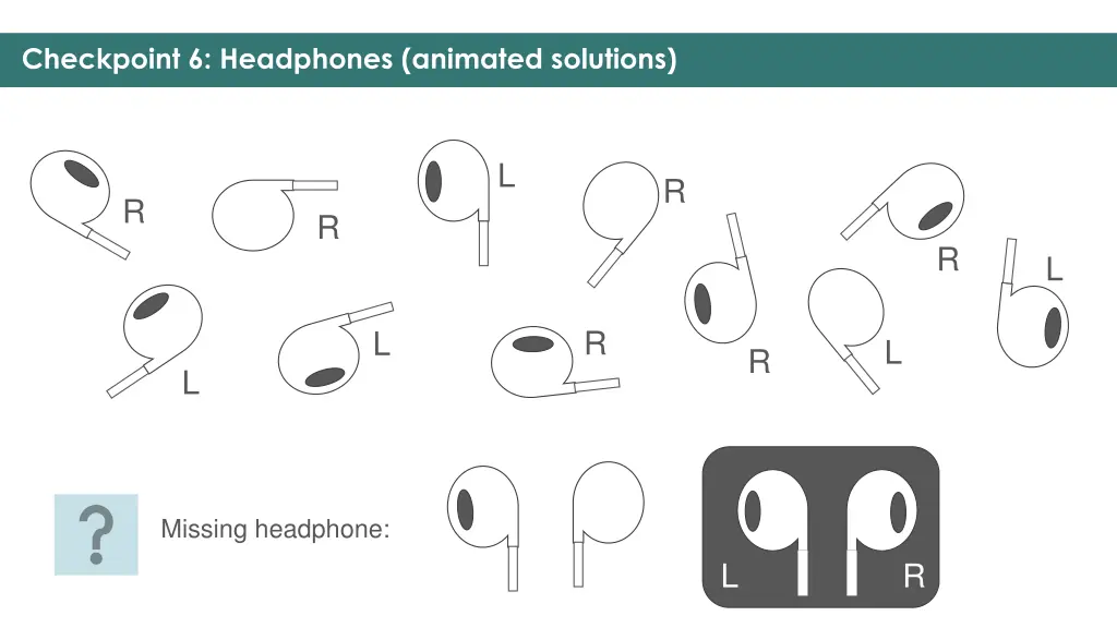 checkpoint 6 headphones animated solutions