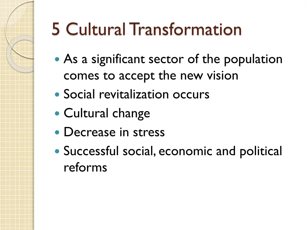 5 cultural transformation