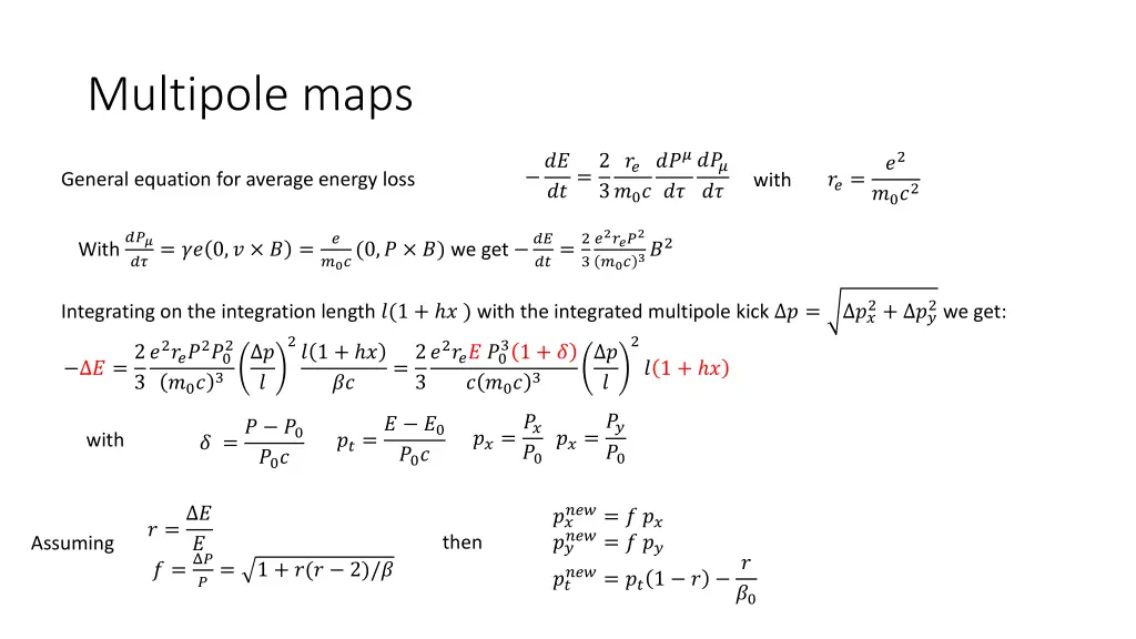 multipole maps