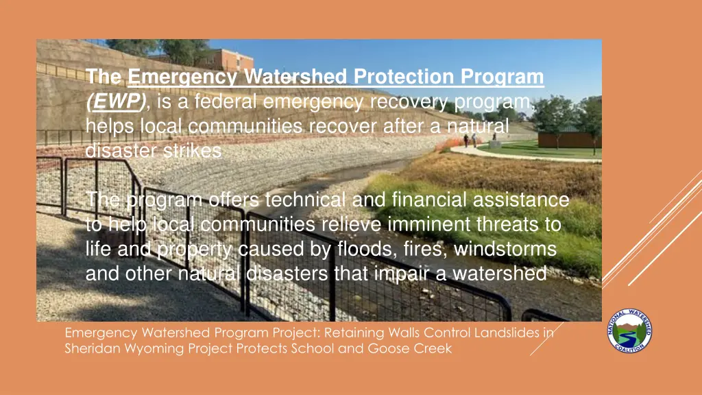 the emergency watershed protection program