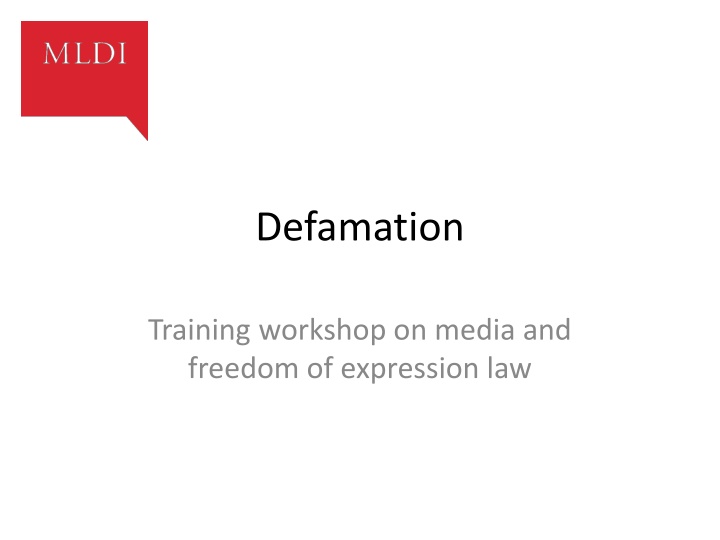 defamation