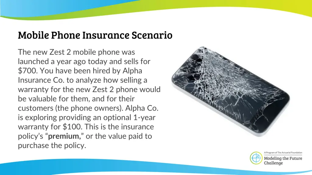 mobile phone insurance scenario