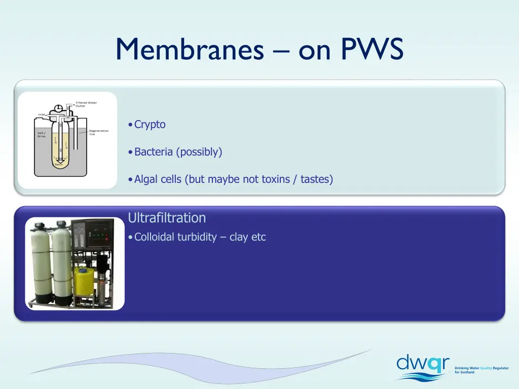 membranes on pws 1