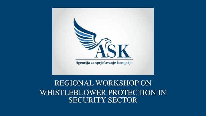 regional workshop on whistleblower protection