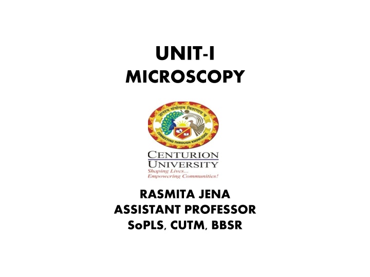 unit i microscopy