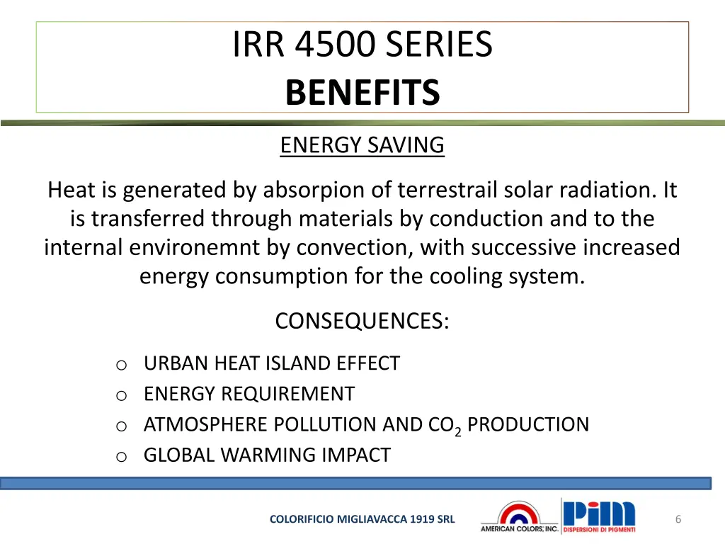 irr 4500 series benefits 1