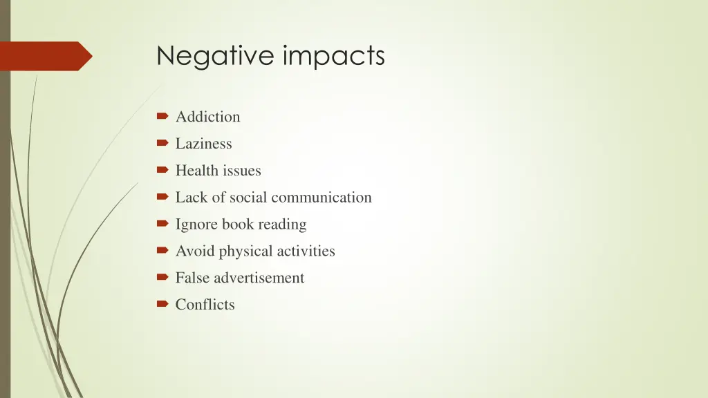 negative impacts