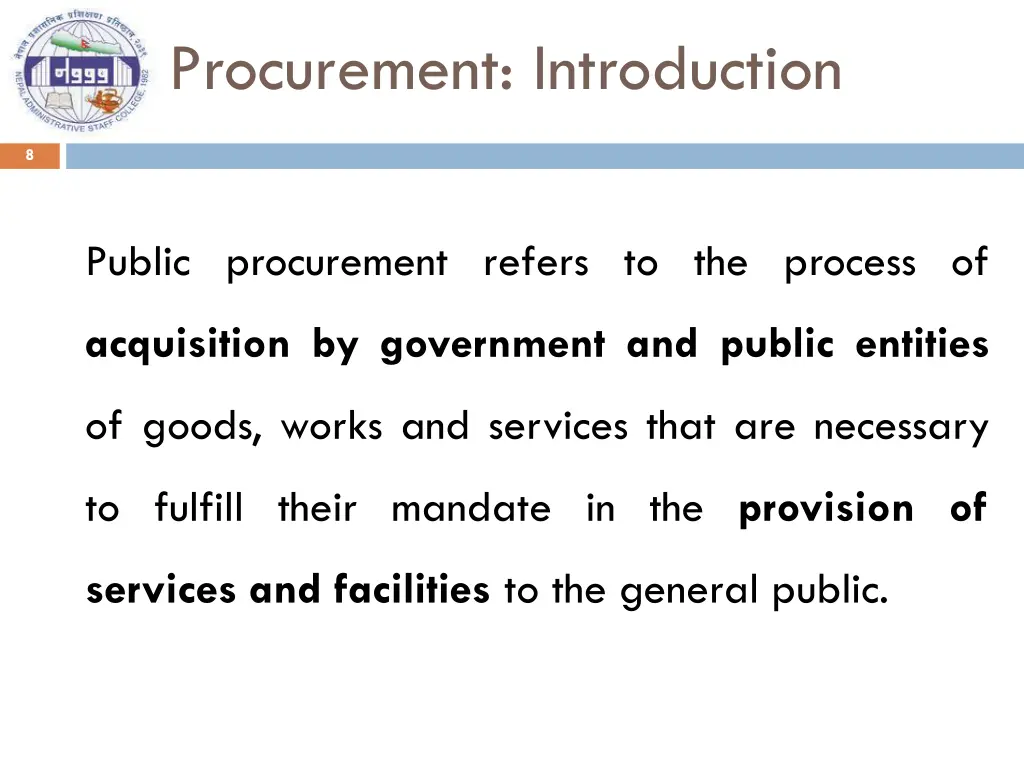 procurement introduction 1