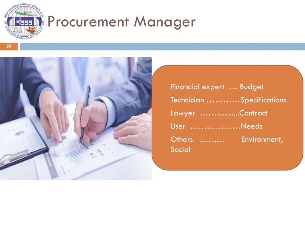 procurement manager