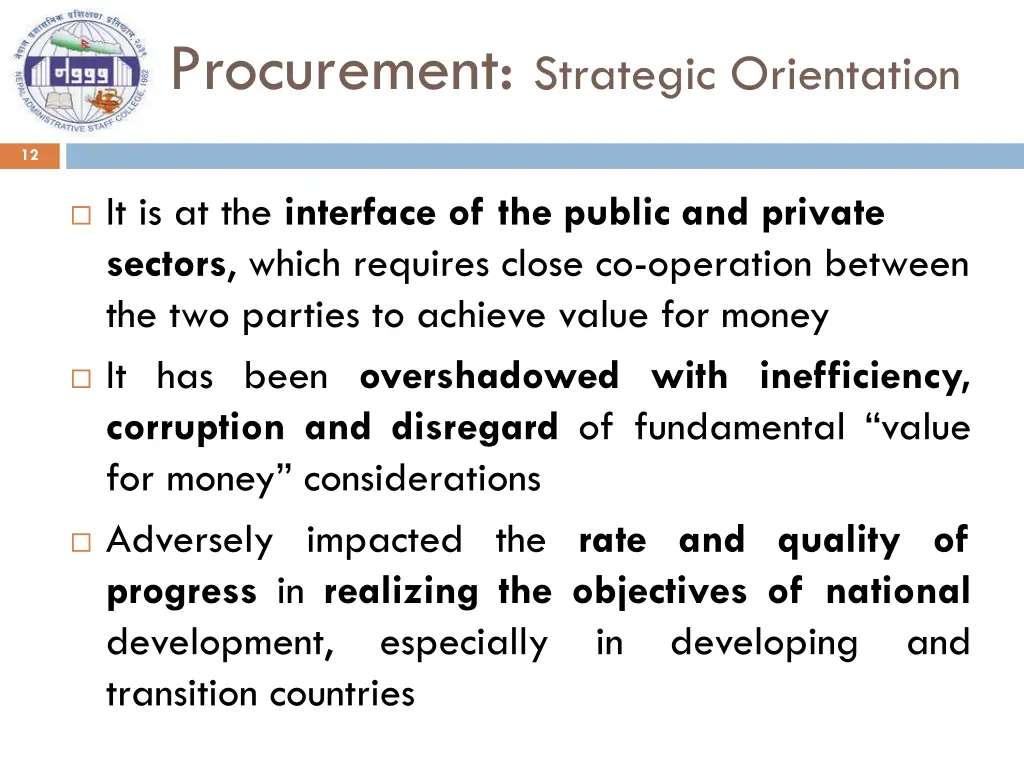 procurement strategic orientation 2