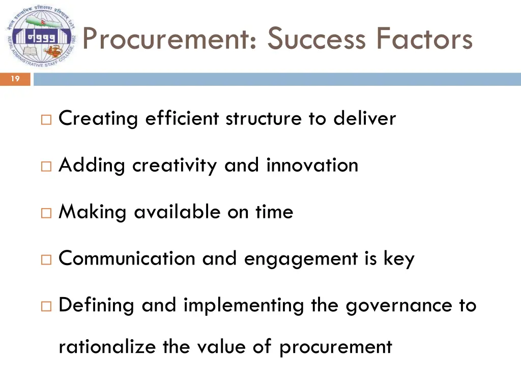 procurement success factors 2