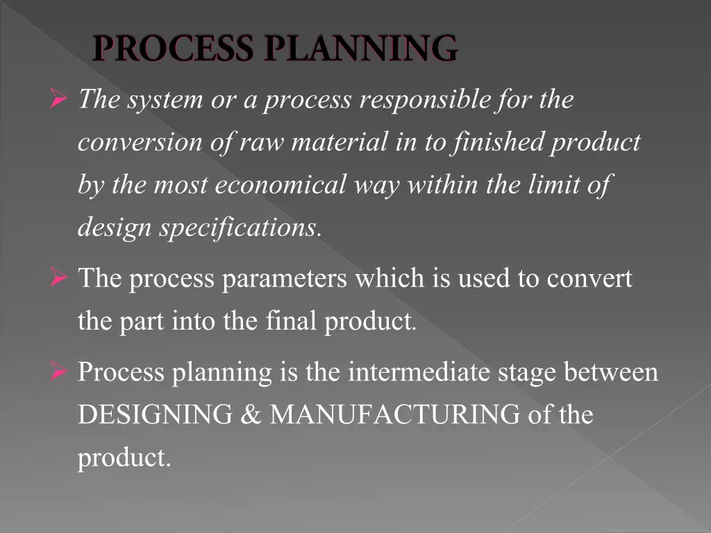 the system or a process responsible