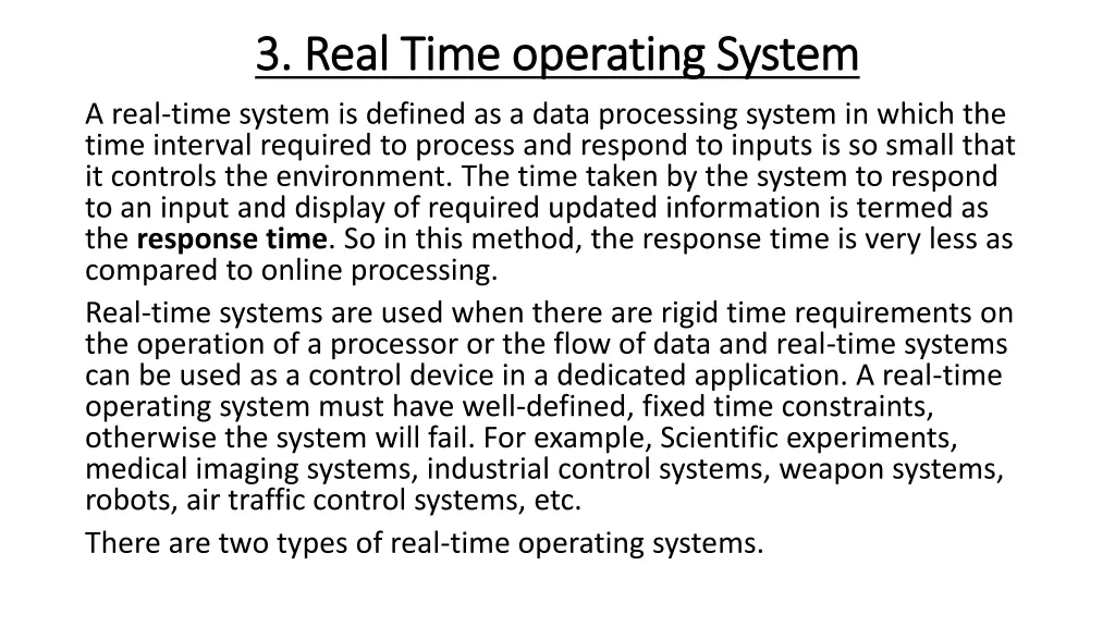 3 3 real time operating system real time