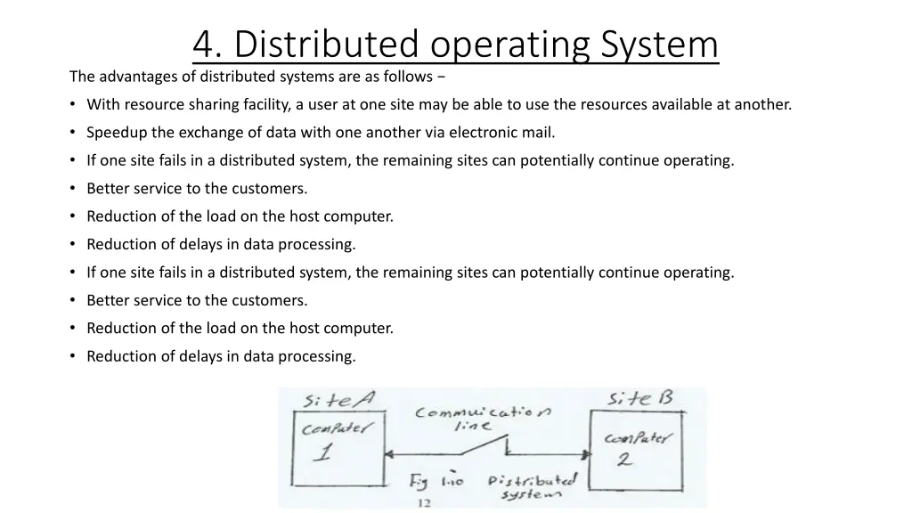 4 distributed operating system the advantages