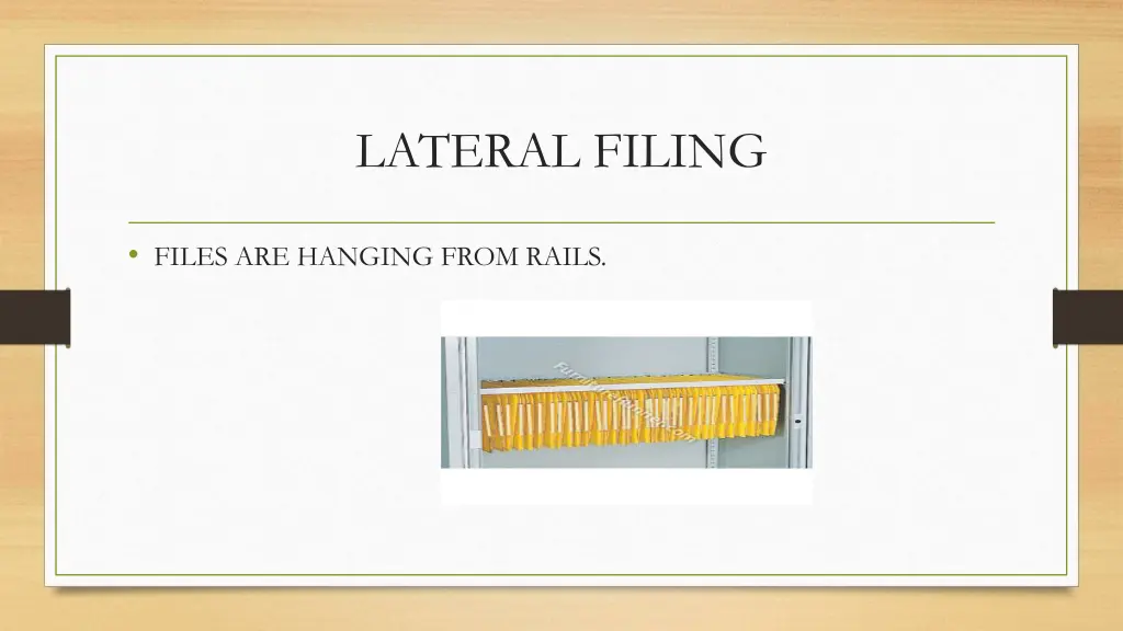 lateral filing