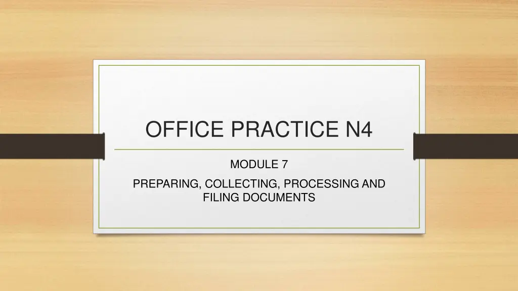 office practice n4 1