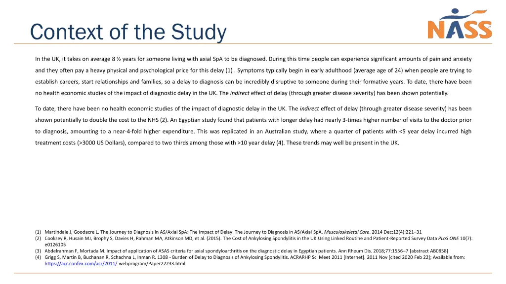 context of the study