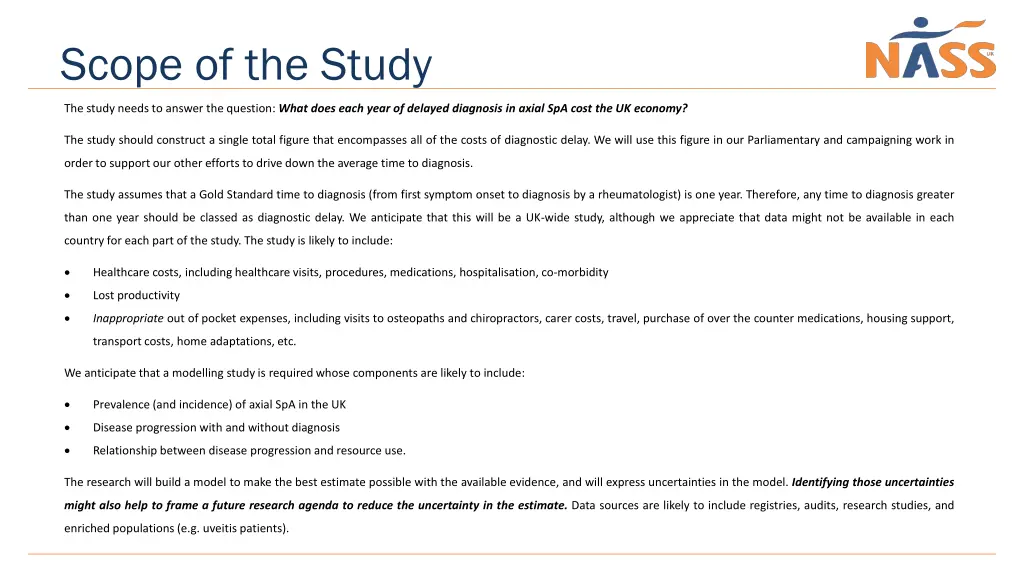 scope of the study