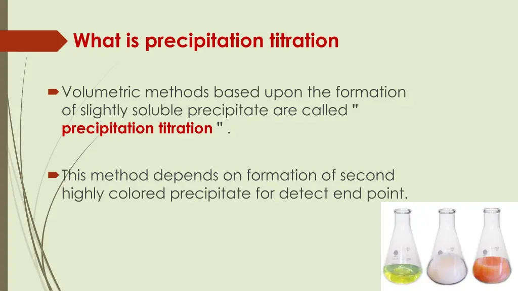 what is precipitation titration