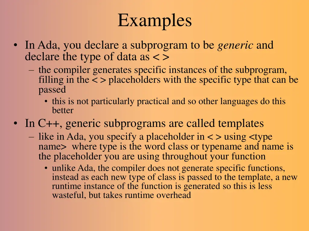 examples