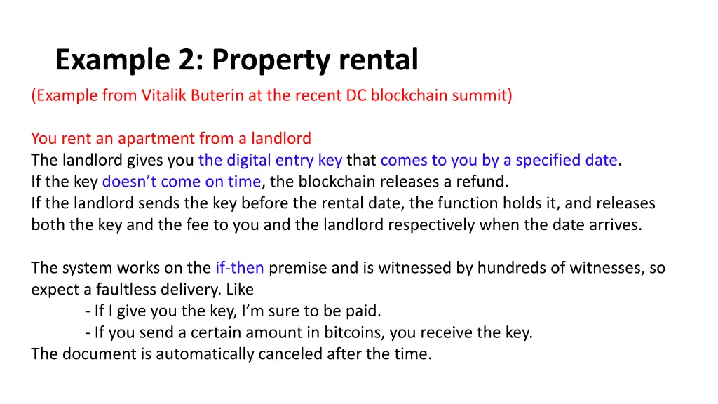 example 2 property rental