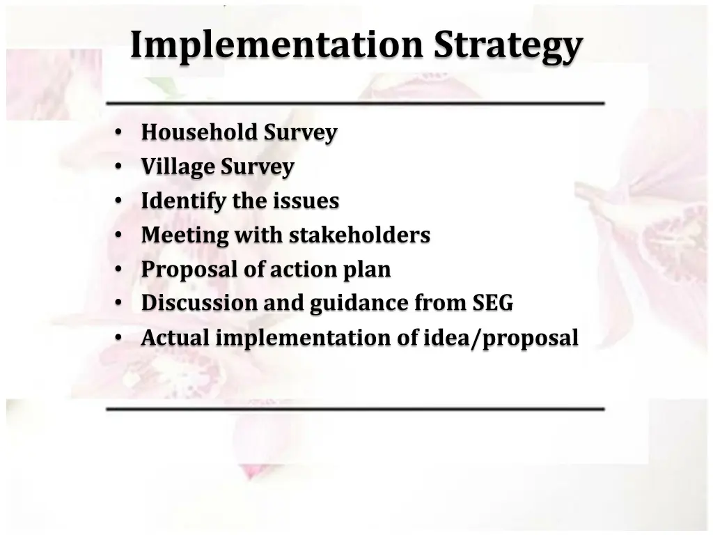 implementation strategy