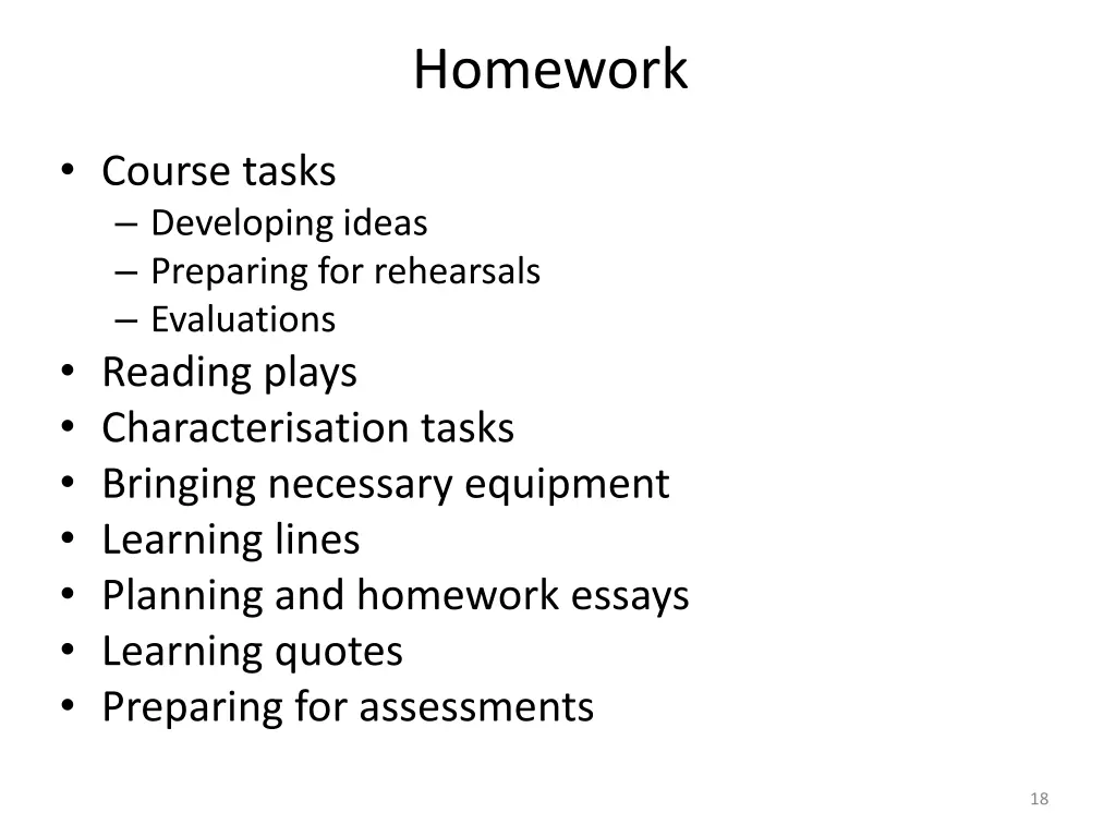 homework