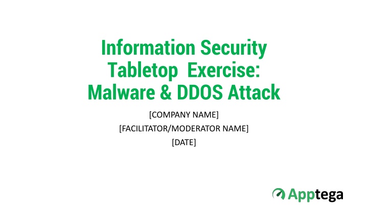 information security tabletop exercise malware