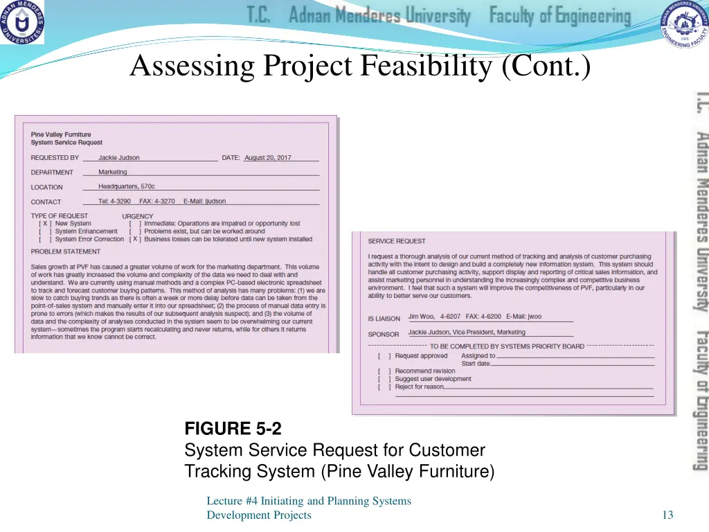 assessing project feasibility cont