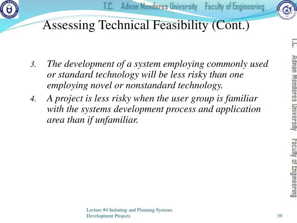 assessing technical feasibility cont 2