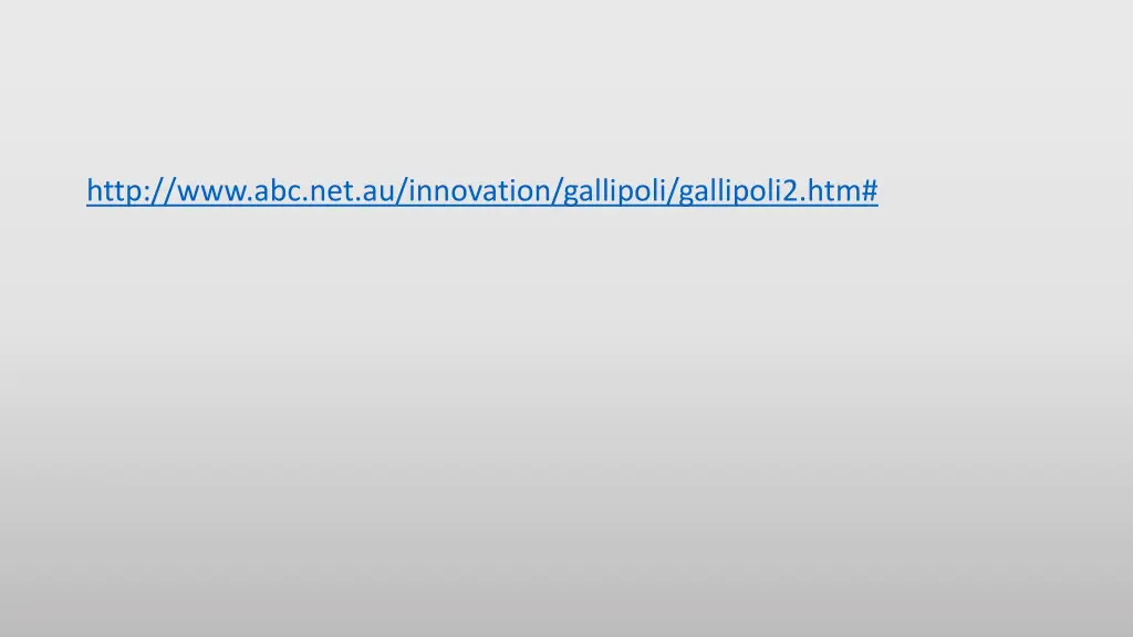 http www abc net au innovation gallipoli