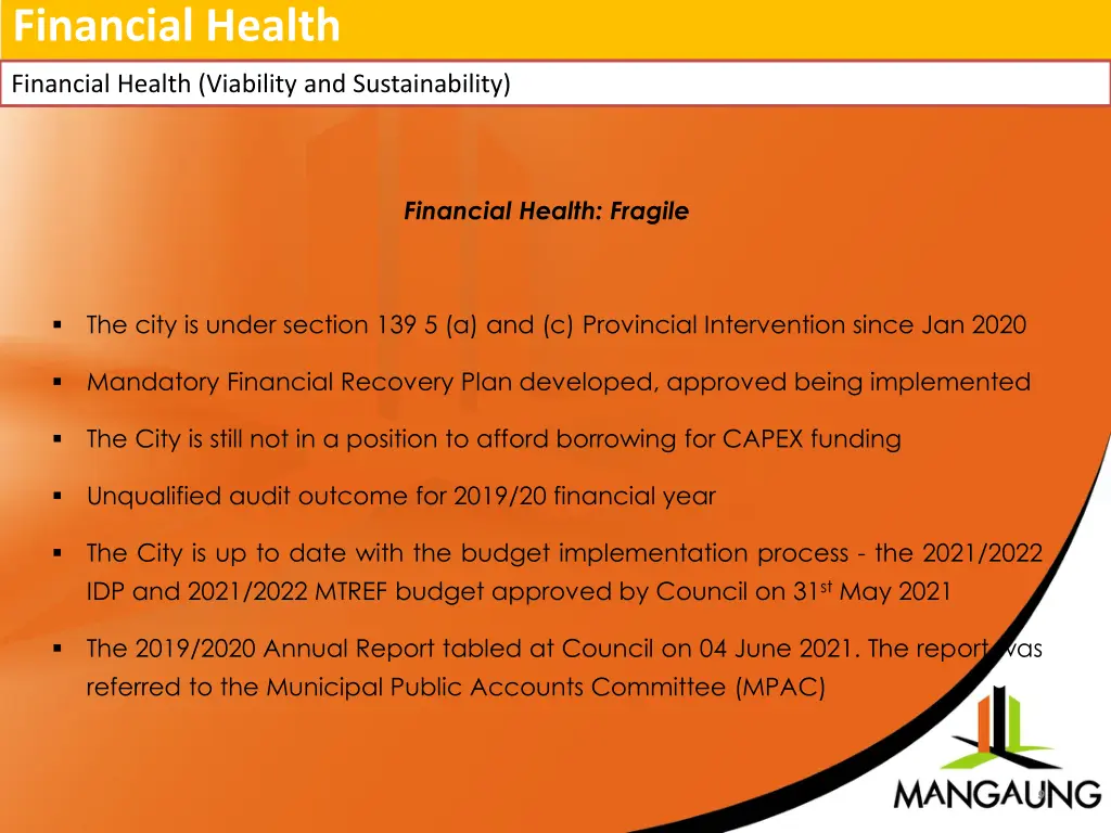 financial health