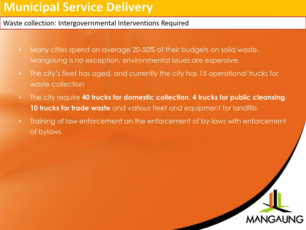 municipal service delivery 7