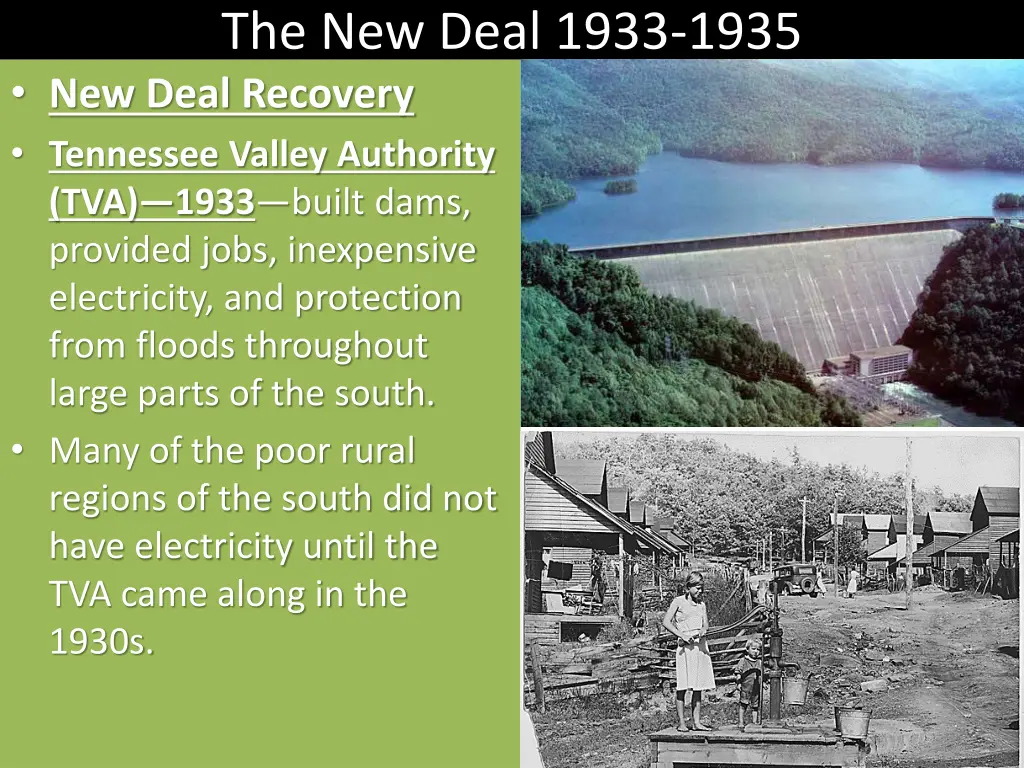 the new deal 1933 1935 new deal recovery