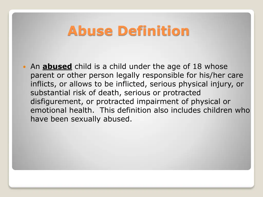 abuse definition