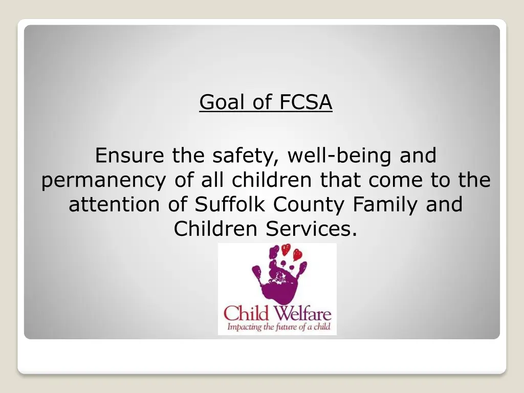 goal of fcsa