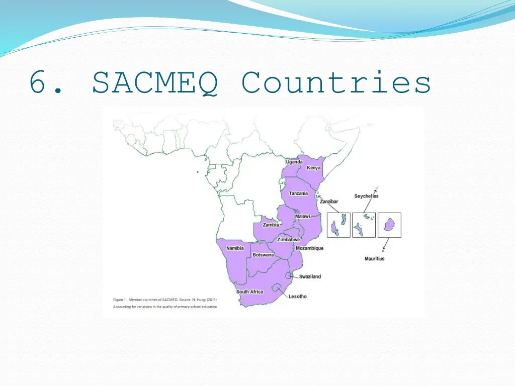 6 sacmeq countries