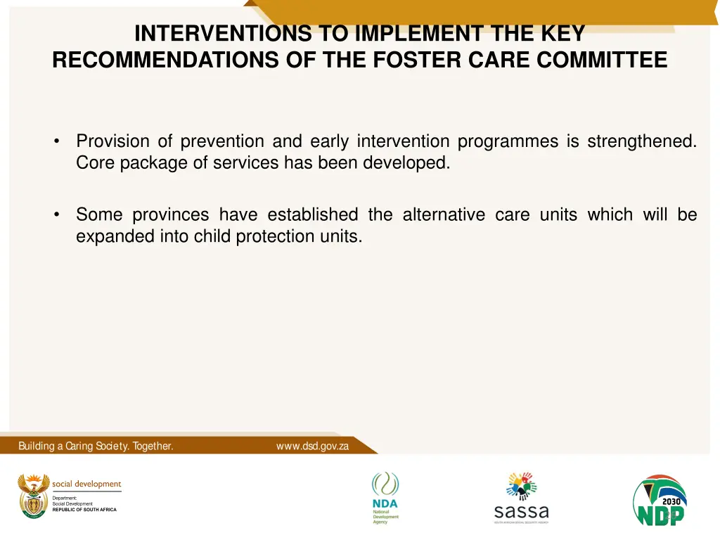 interventions to implement