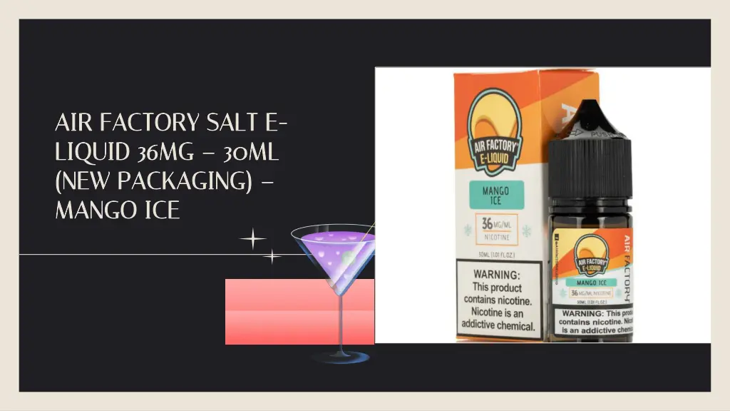 air factory salt e air factory salt e liquid 36mg