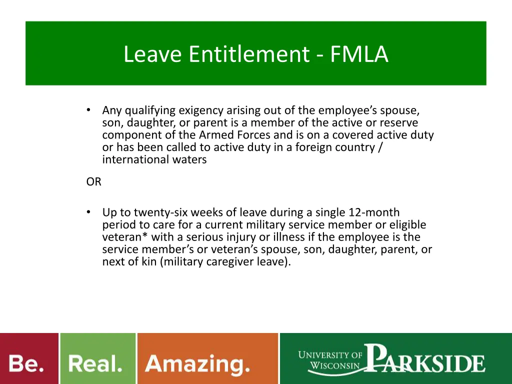 leave entitlement fmla 1