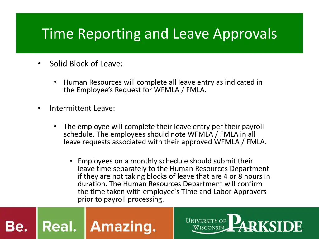 time reporting and leave approvals