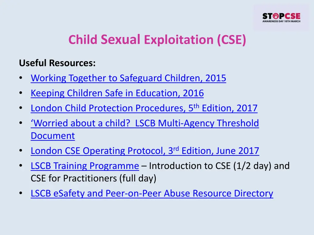 child sexual exploitation cse 6