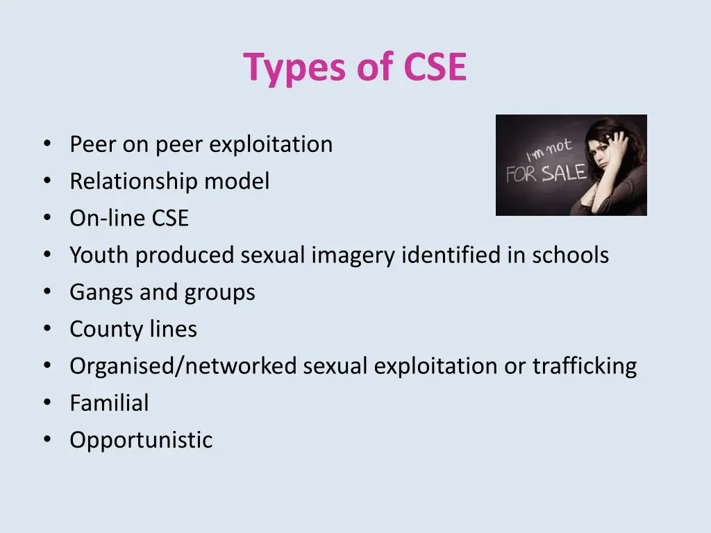 types of cse