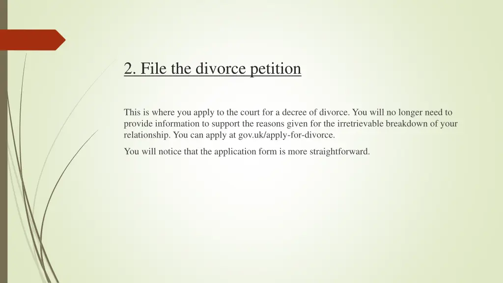 2 file the divorce petition