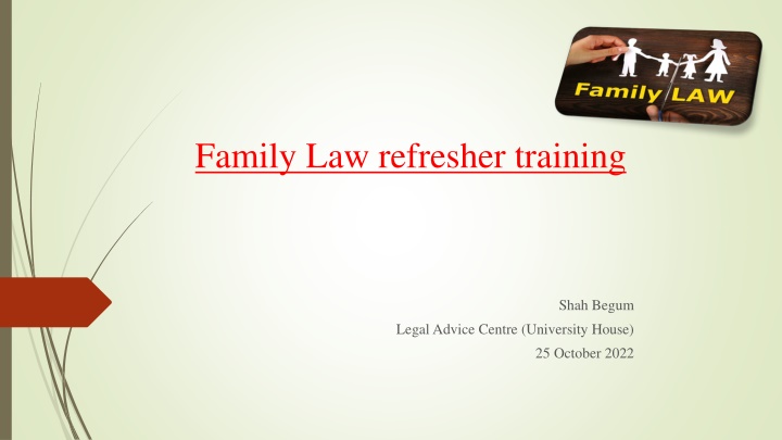 family law refresher training