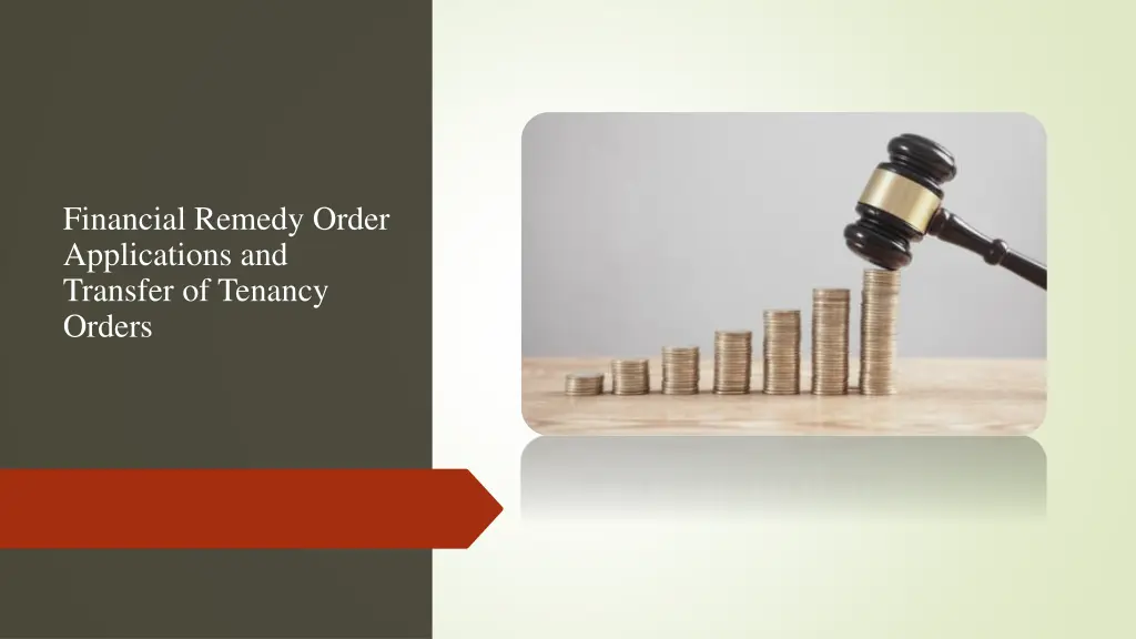 financial remedy order applications and transfer