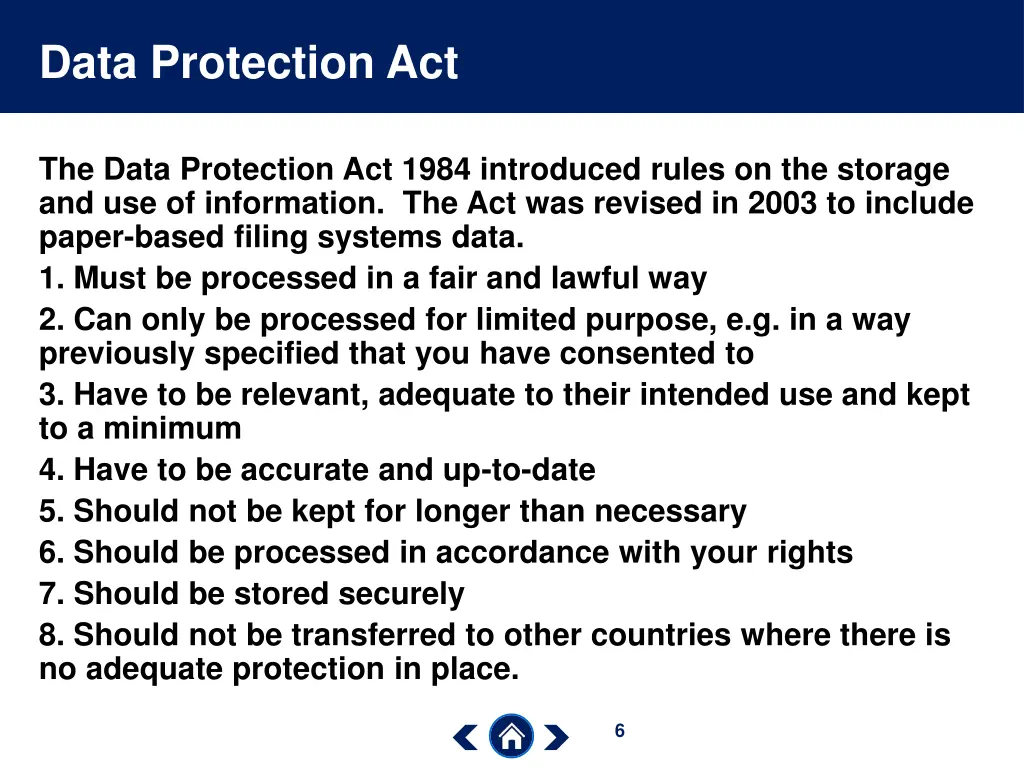 data protection act