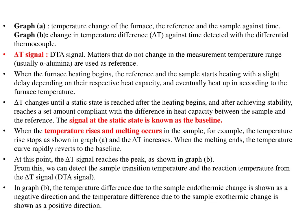 graph a temperature change of the furnace