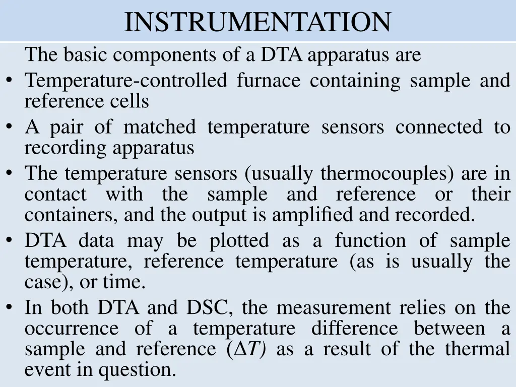 instrumentation the basic components