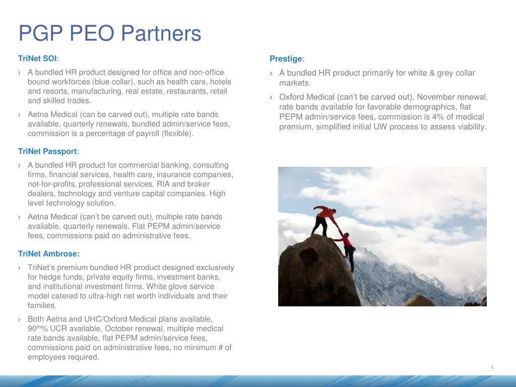 pgp peo partners